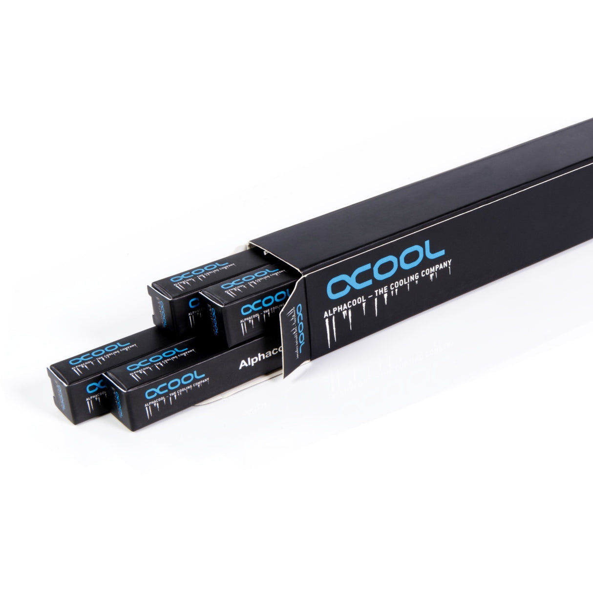 Alphacool eisrohr 14 Tube rigide PETG 11 mm, tuyau 80 cm (transparent, 320 cm)