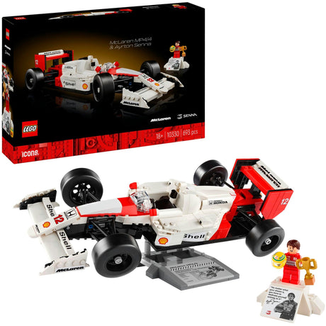 Icônes LEGO 10330 McLaren MP4 4 et Ayrton Senna