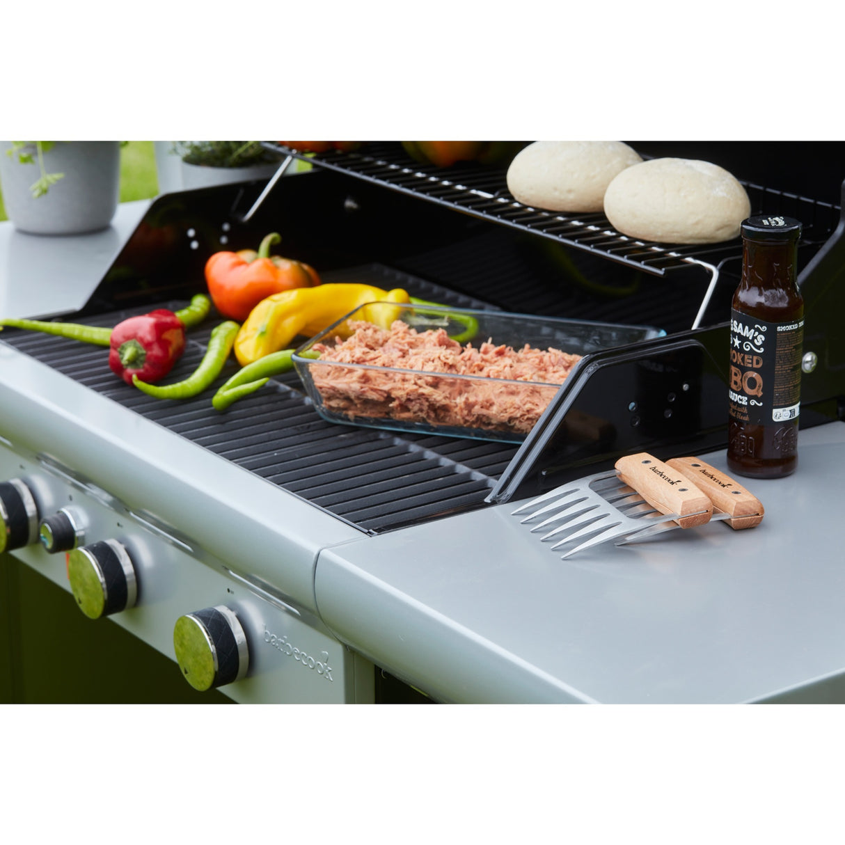 Barbecook set de 2 pinces à viande