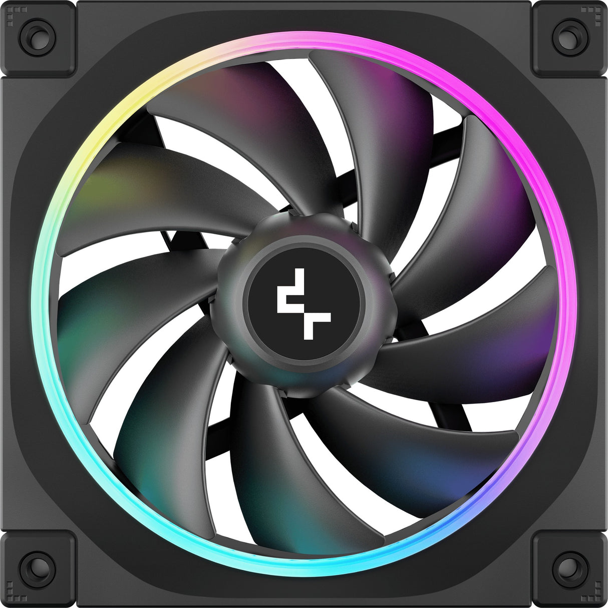Ventilateur de boîtier Deepcool fl12 rgb (noir, 120 x 120 x 25 mm, pwm)