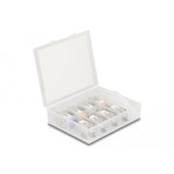 Delock module keystone prise rj45 vers lsa cat 6a sans outil, 8 pièces (multicolore)