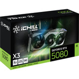 Carte graphique Inno3d Geforce RTX 5080 Ichill X3 (dlss 4, 3x port d'affichage, 1x HDMI 2.1)
