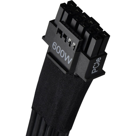 Câble adaptateur Silverstone 12vhpwr pcie sst-pp14-pcie (noir, 0,55 mètres)