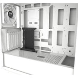 Thermaltake s370 ws snow midi tower behuizing (wit | 2x usb-a | 1x usb-c | tempered glass)