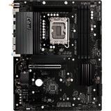 Carte mère Asrock Z890 Pro-A WiFi Socket 1851 (noir, RAID, 2,5 Go-LAN, WiFi 6e, BT, son, ATX)