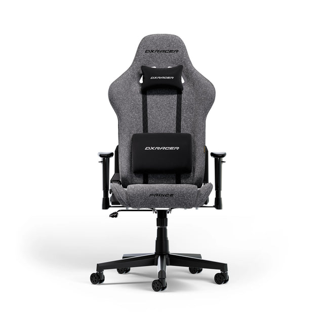 Dxracer prince l chaise de jeu en tissu gris (gris)