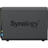 Synology diskstation ds225+ nas (noir, 1x LAN 1 Go, 1x LAN 2,5 Go, 2x USB 3.2 gen 1)