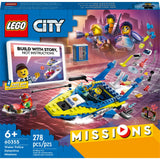 Lego City - Jouet de construction Missions de détective de la police aquatique (60355)