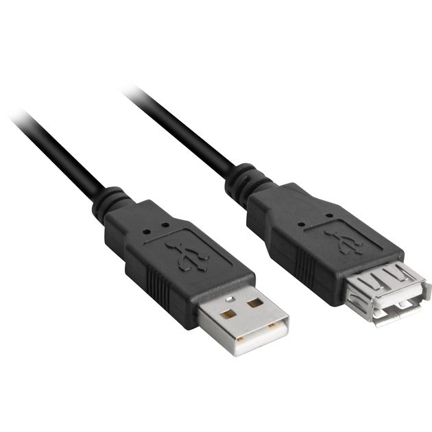 Câble d'extension Sharkoon USB 2.0 (noir, 1 mètre, double blindage)