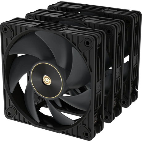 Ventilateur Asus proart pf120 - pack triple de ventilateurs de boîtier (noir, 3 pièces, 120 x 120 x 28 mm, 3 pièces)