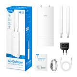 Routeur Gigabit Wi-Fi Cudy Outdoor 4G LTE Cat 6 AC1200 (blanc, PoE, maillé, application)