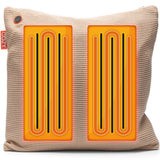 Coussin chauffant sans fil Cosy una tricoté 45 x 45 cm