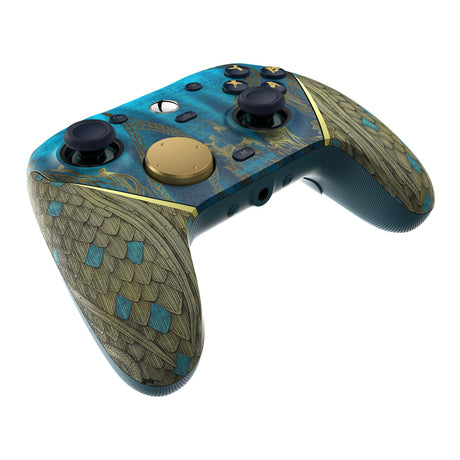 Gamesir g7 pro tri-mode - version wuchang (sans fil pour xbox) manette de jeu (or bleu, xbox series x|s, xbox one, pc, android, steam)