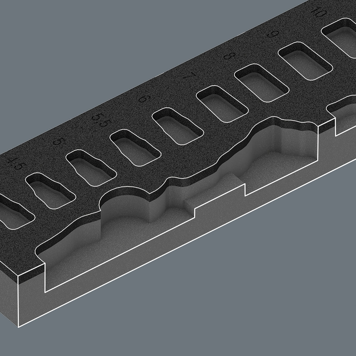 Wera mousting insert 8000 a zyklop set 1