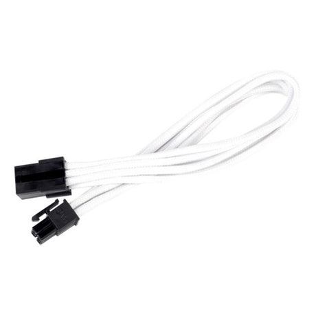 Câble d'extension PCIe 6 broches Silverstone (blanc, 25 centimètres, pp07-ide6w, vente au détail)