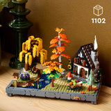 Lego icônes 11372 jardin d'automne avec chalet
