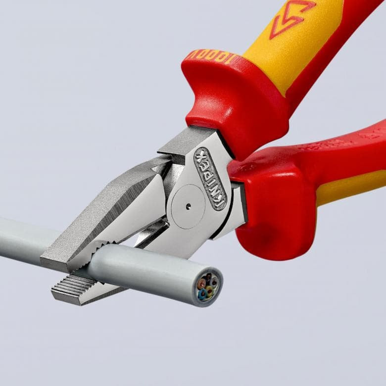 Knipex pince universelle chromée 180 mm - 0206180