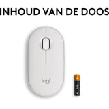 Logitech pebble mouse 2 m350s (blanc)