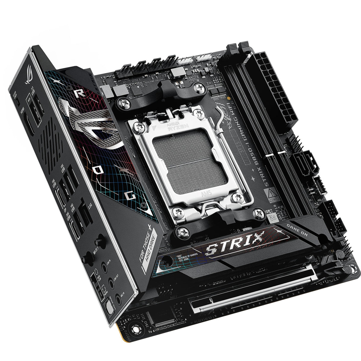 Carte mère Asus ROG Strix B850-I Gaming Wi-Fi Socket AM5 (2,5 Go-LAN, Wi-Fi 7, BT, son, Mini-ITX)