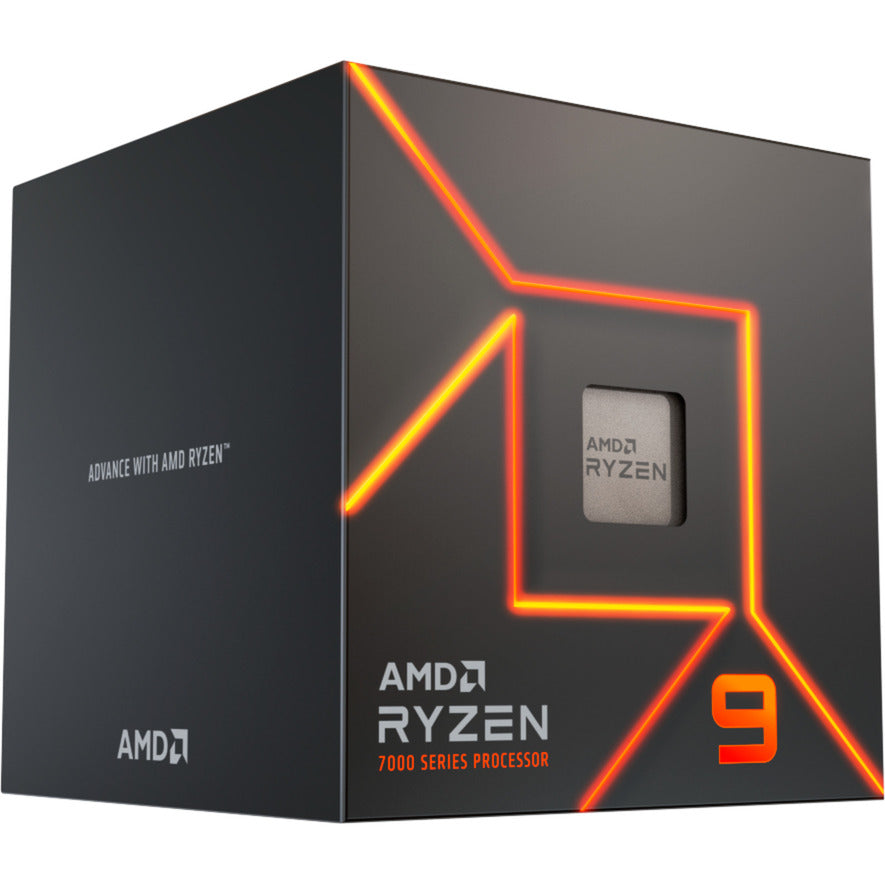 Processeur AMD Ryzen 9 7900, 3,7 GHz (5,4 GHz Turbo Boost) socket AM5 (en boîte)