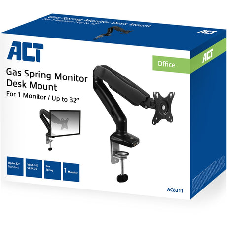 Bras de moniteur act noir ac8311