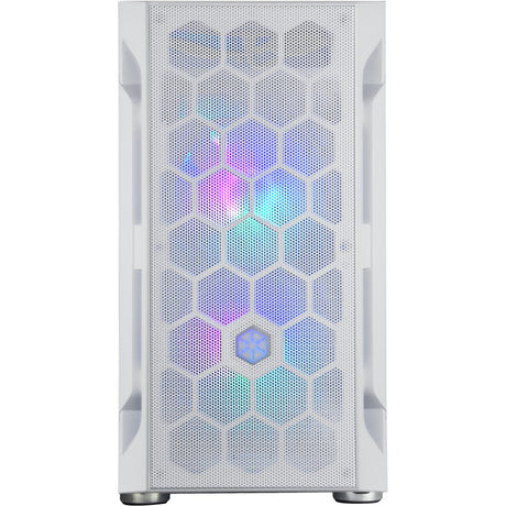 Silverstone fara h1m pro boîtier tour midi (blanc | 3x USB-A | RVB | fenêtre)