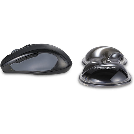 Kensington slim duo gel souris trackball repose-poignet repose-poignet (gris noir)