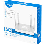 Routeur wi-fi gigabit Cudy ac1200 (blanc, application)