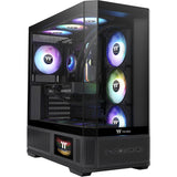 Thermaltake view 370 tg argb midi tower behuizing (zwart | 2x usb-a | 1x usb-c | rgb | tempered glass)