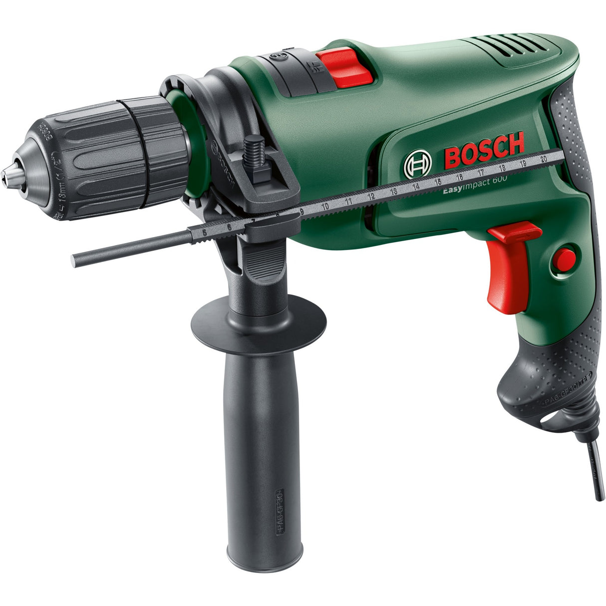 Perceuse à percussion Bosch easyimpact 600 (vert noir, étui inclus)