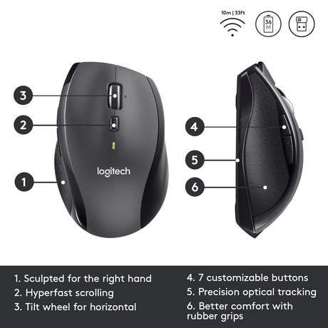 Souris Logitech 910-006034 noire