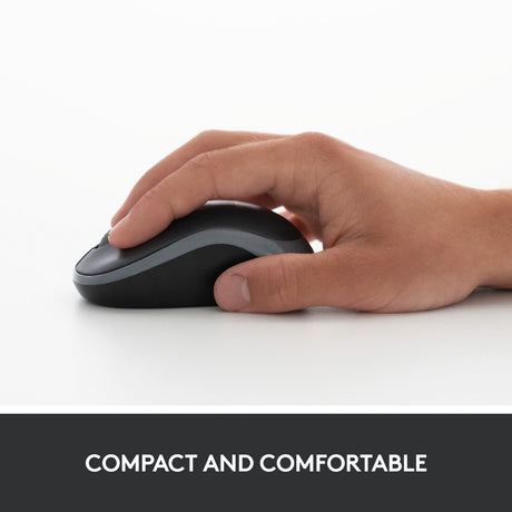 Souris sans fil Logitech m185 (rouge, vente au détail)