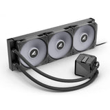 Refroidissement par eau Sharkoon s100 argb (noir, connecteur de ventilateur PWM à 4 broches)