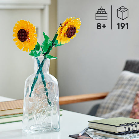 Lego icônes 40524 fleurs botaniques tournesols