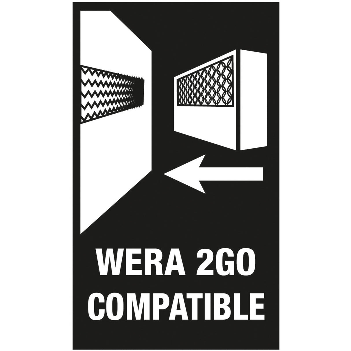 Wera kraftform kompakt vario ra, jeu d'embouts 7 pièces (noir vert)