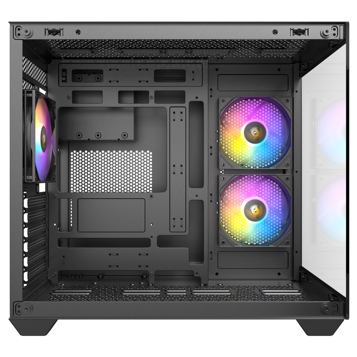 Boîtier tour midi Antec cx800 argb (noir | 2x usb-a | verre trempé)