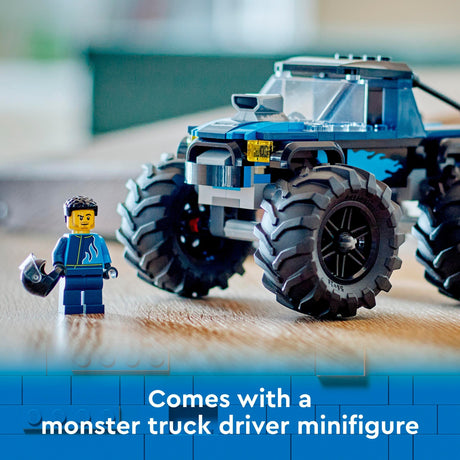 Le camion monstre Lego city bleu 60402