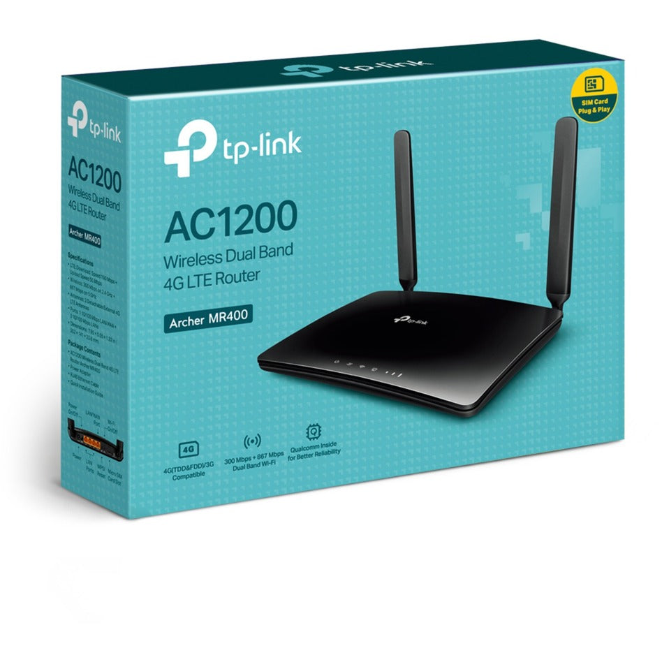 TP-Link AC1200 Wireless Dual Band 4G-LTE-Router Archer MR