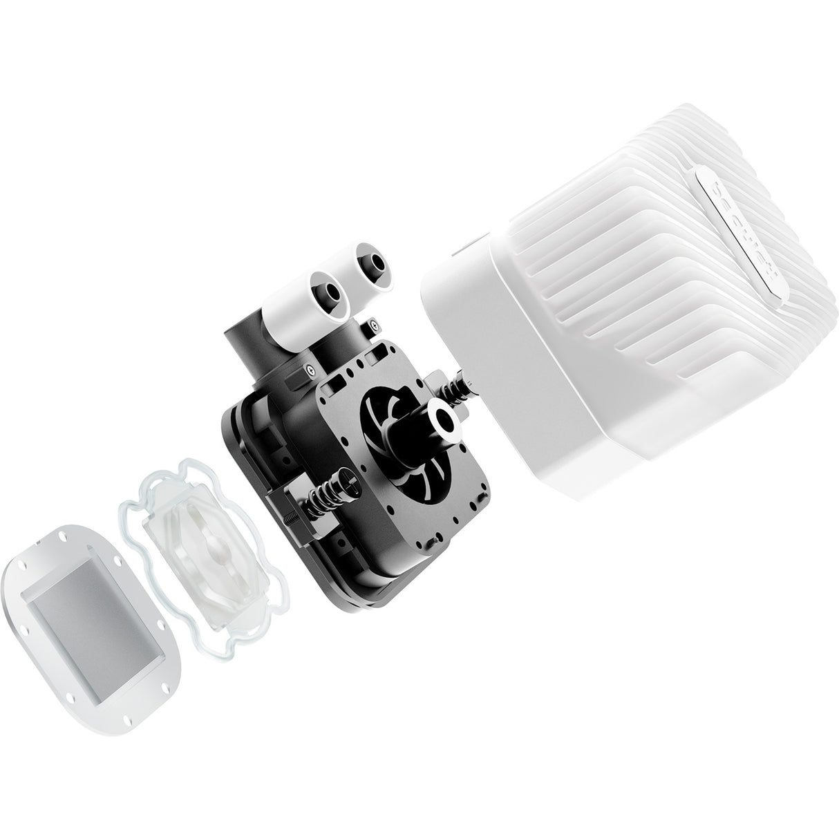 Soyez silencieux! Light Loop 360 ARGB Refroidissement par eau (blanc, connecteur de ventilateur PWM à 4 broches)