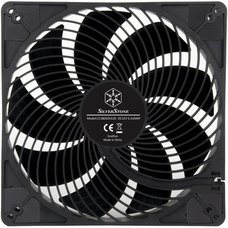 Ventilateur de boîtier Silverstone Air Penetrator 184i Pro (noir, 180 x 180 x 32 mm, PWM)