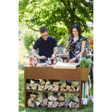 Barbecook Nestor Buddy de table en acier corten