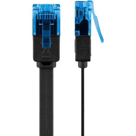 Câble plat Goobay cat 6a u utp (noir, 20 mètres)