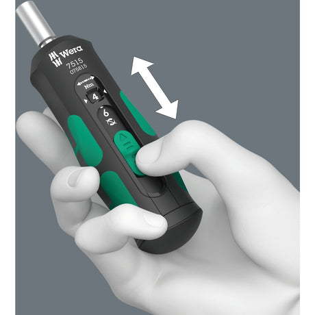 Tournevis dynamométrique Wera 7515 Kraftform Safe-Torque (noir vert, 2-6 nm)