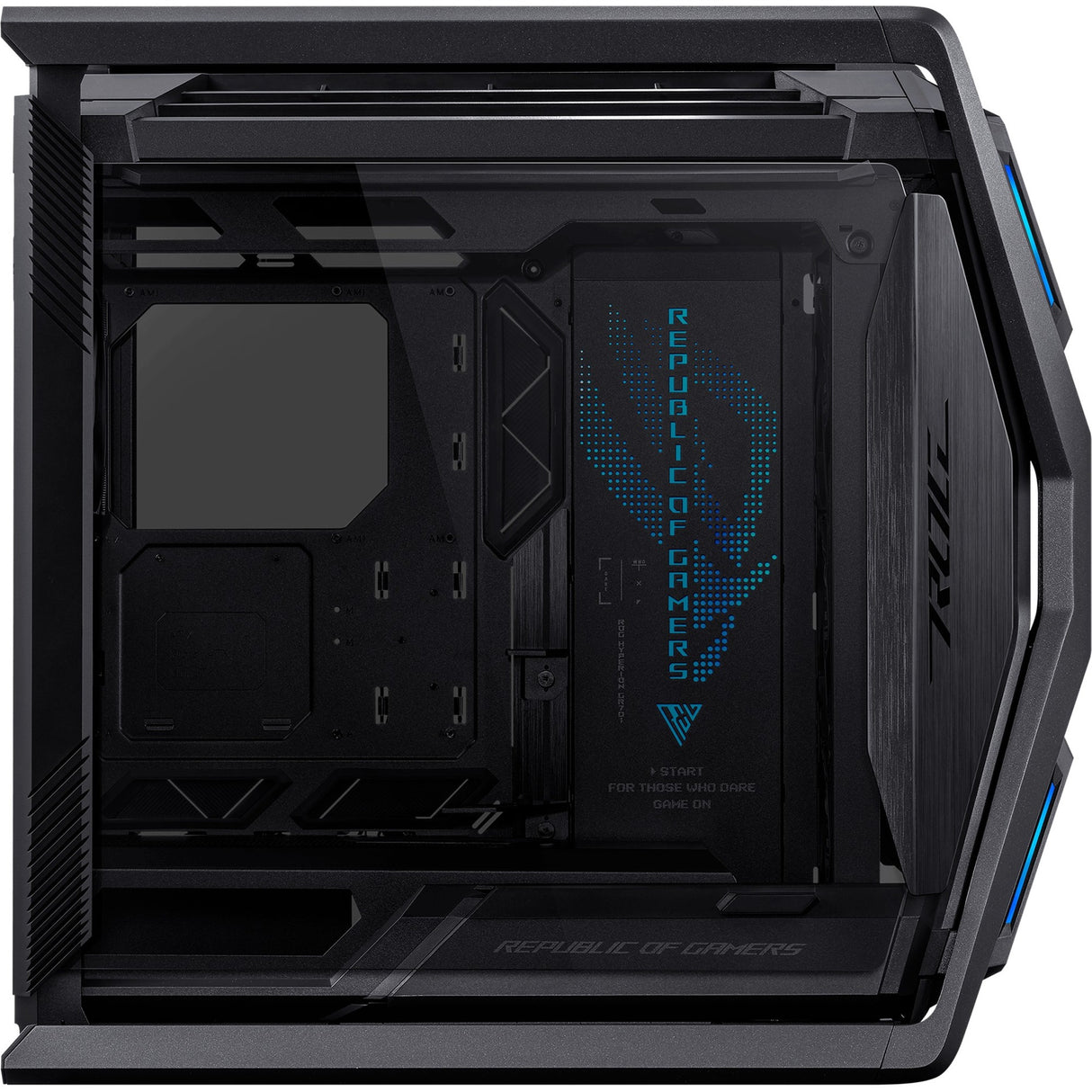 Boîtier grande tour Asus rog hyperion gr701 (noir | 4x usb-a | 2x usb-c | rgb | verre trempé)