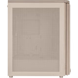 Asus proart pa401 wood edition - mesh panel midi tower behuizing (beige houtkleur | 2x usb-a | 1x usb-c)