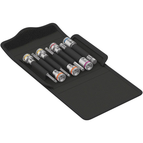 Wera set de vélo 8, clé à douille 7 pièces (noir)