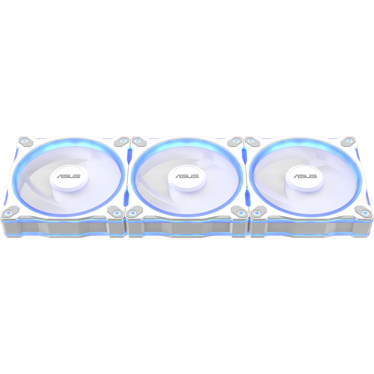 Asus prime mr120 argb reverse fan - triple pack ventilateurs de boîtier (blanc, 3 pièces, 120 x 120 x 28 mm, 3 pièces)