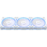 Asus prime mr120 argb reverse fan - triple pack ventilateurs de boîtier (blanc, 3 pièces, 120 x 120 x 28 mm, 3 pièces)