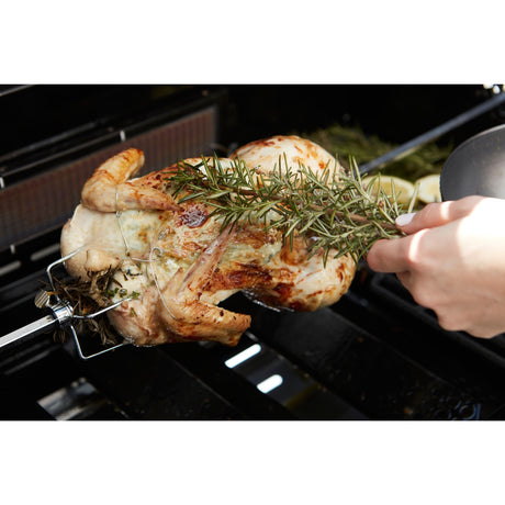 Tournebroche universel Barbecook avec moteur pour Magnus et Sies
