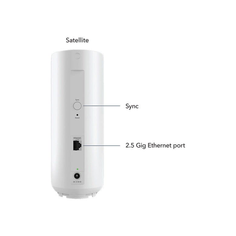 Netgear Orbi 370 Système maillé WiFi, système maillé WiFi 7 double bande, routeur maillé 3 pièces (blanc, 1x routeur Orbi WiFi 7 (RBE371), 2x satellites Orbi WiFi 7 (RBE370))